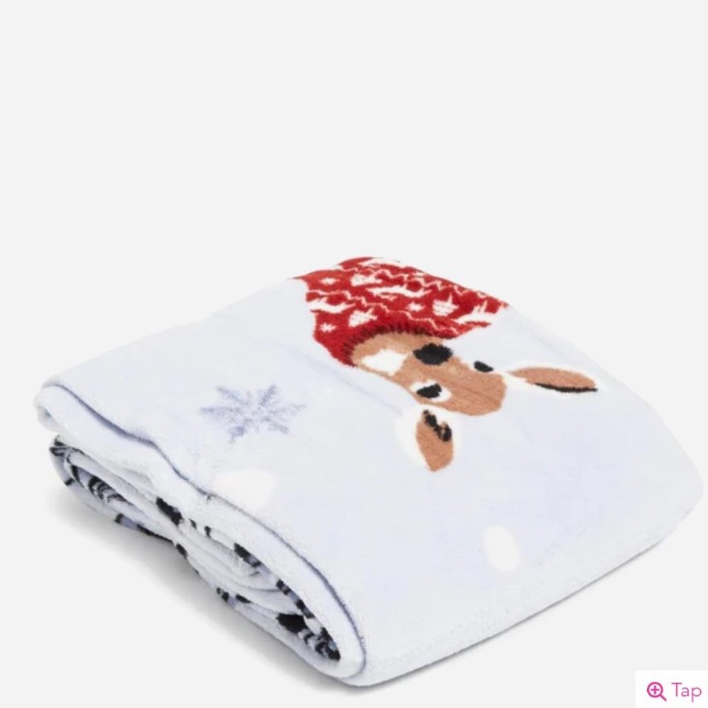 VB Soft Throw Blanket - Merry Mischief Snow NWT